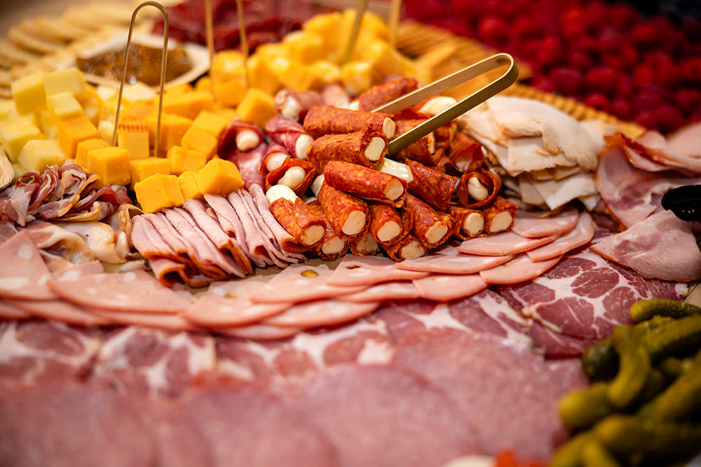 Catering setup at an event in Midland, Texas