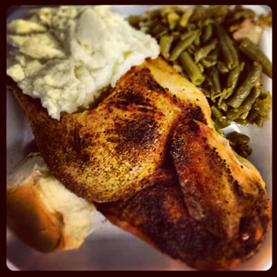 Gourmet dishes at a Midland, Texas, catering event by Wolfman Catering